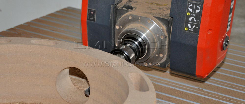 sample work of 5 axis - OMNI-5 AXIS Table Moving CNC Router