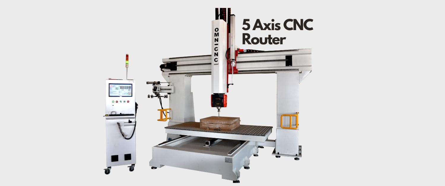 5 Axis CNC Router 2 - Fresadora CNC de mesa móvil OMNI-5 AXIS