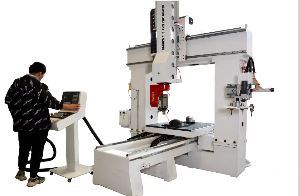 5 axis cnc router compact 959x630 - OMNI 5 Axis CNC Routers: Power and Precision for Industry Professionals