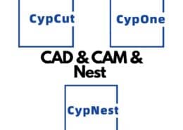 CAD CAM Software 260x185 - آلة قطع ألياف الصفائح المعدنية بالليزر | أومننيك