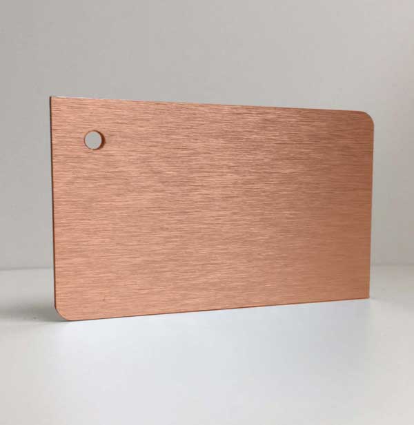 brushed copper acm panel acm board aluminium composite panel composite board sandwich aluplas signbond alucobond - 全套塑料切割解决方案的塑料切割机