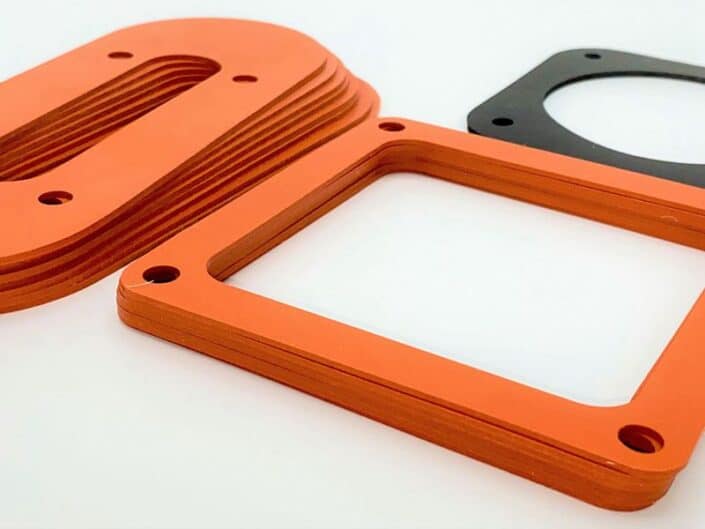 rubber gaskets min 705x529 - Solución de corte digital - Materiales flexibles